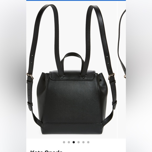 Kate Spade Black Leather Backpack main image 9